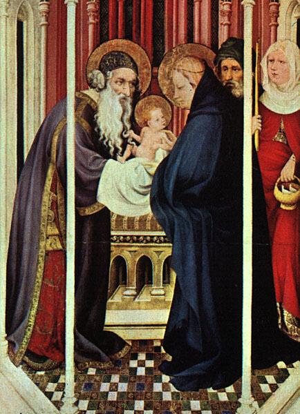 Broederlam, Melchoir The Presentation in the Temple oil painting picture
